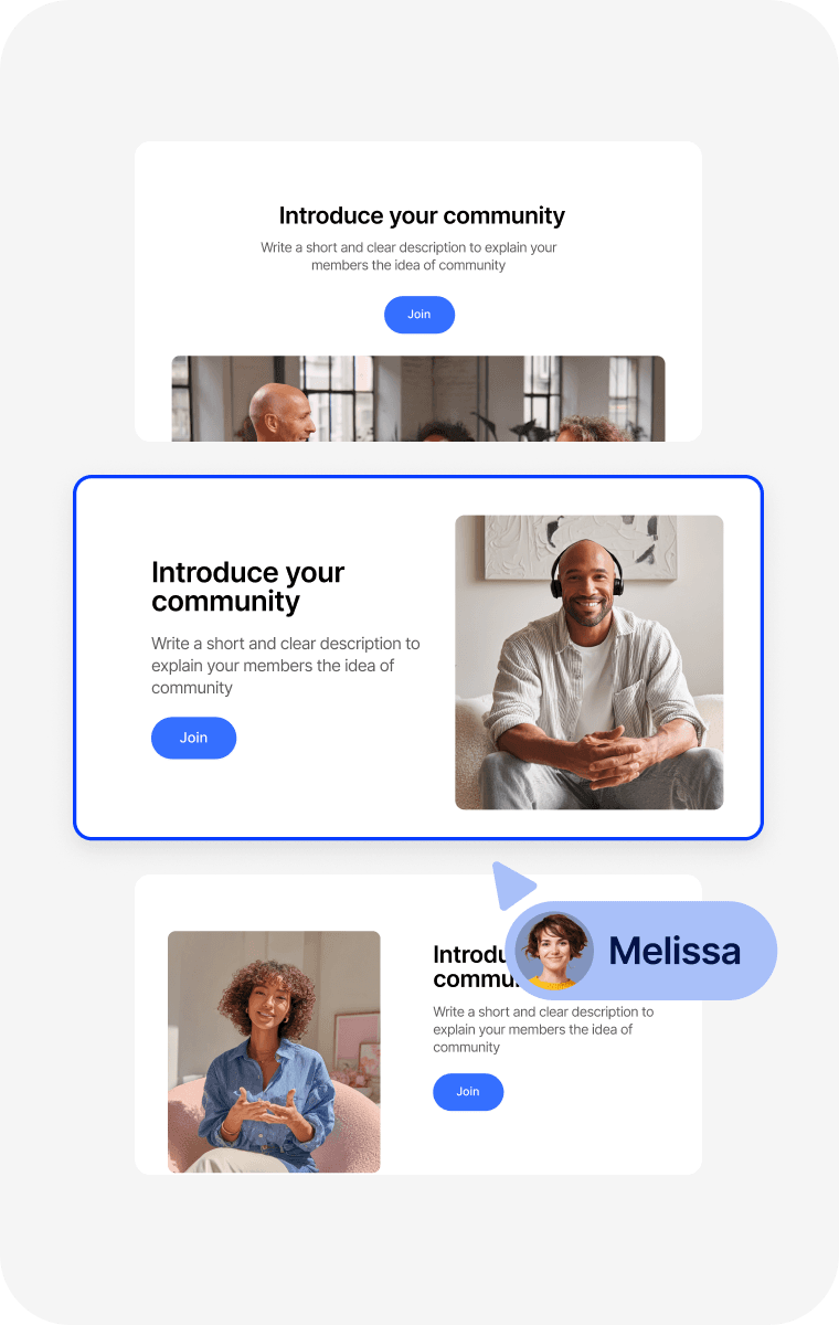 Website builder screen 1